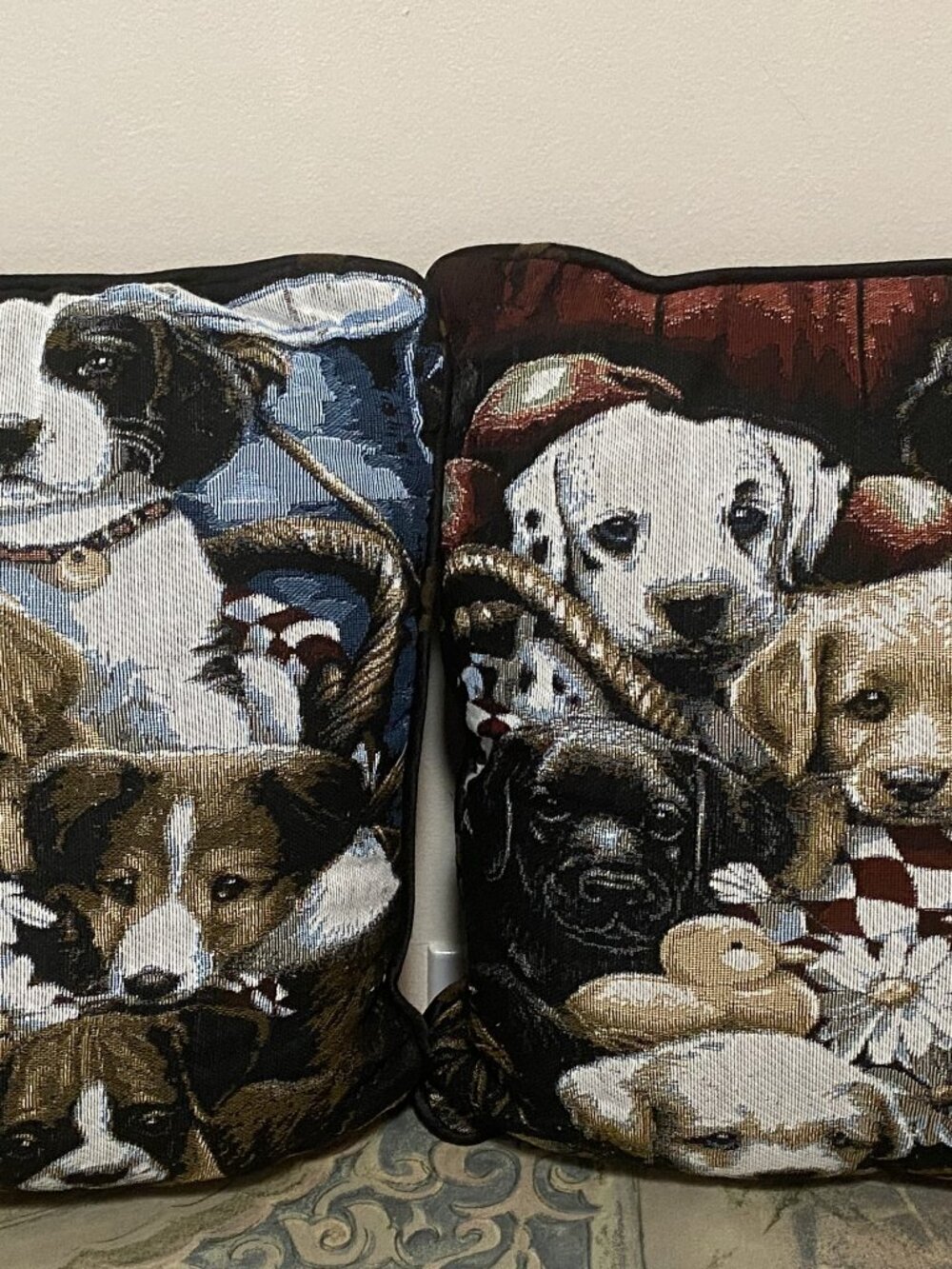Puppies Accent Pillows – Set of 2